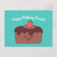 Bolo de chocolate | Feliz Aniversário Saudação