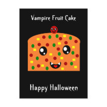 Bolo de Fruta Vampiro "Feliz Halloween"