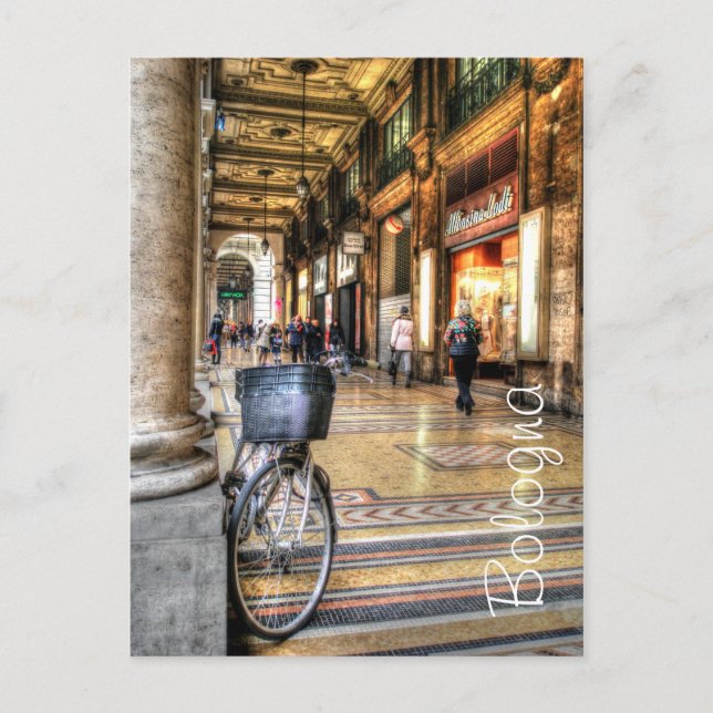 Cartão Postal Bolonha, Itália (Frente)