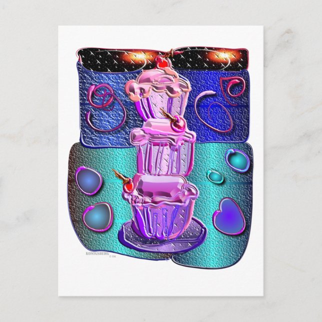 Cartão Postal Bolos de rico 1 (Frente)