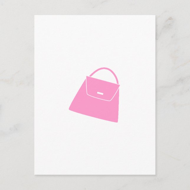 Cartão Postal Bolsa Rosa (Frente)