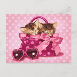 Cartão Postal Bolsas de Cute