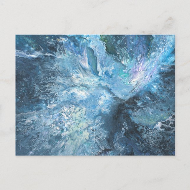 Cartão Postal Bolt no Cartão-Postal Azul (Frente)