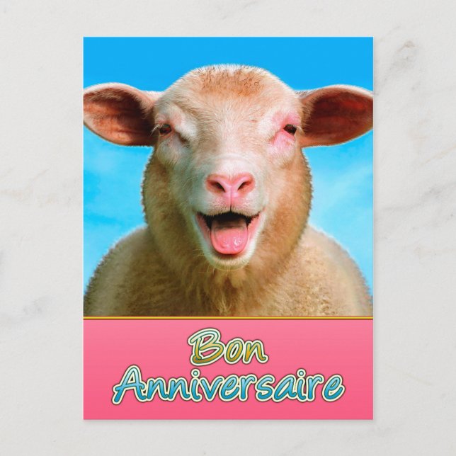 Cartão Postal Bom aniversário (Frente)