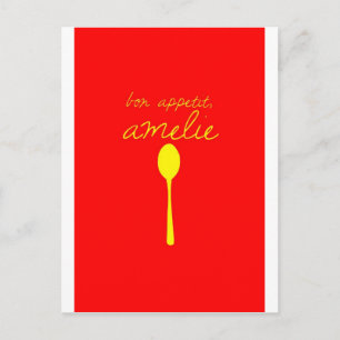 Cartão Postal Bom apetite, Amelie