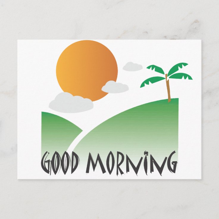 Cartão Postal Bom dia 