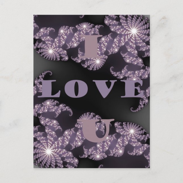 Cartão Postal Bom Dia Eu Te Amo. (Frente)