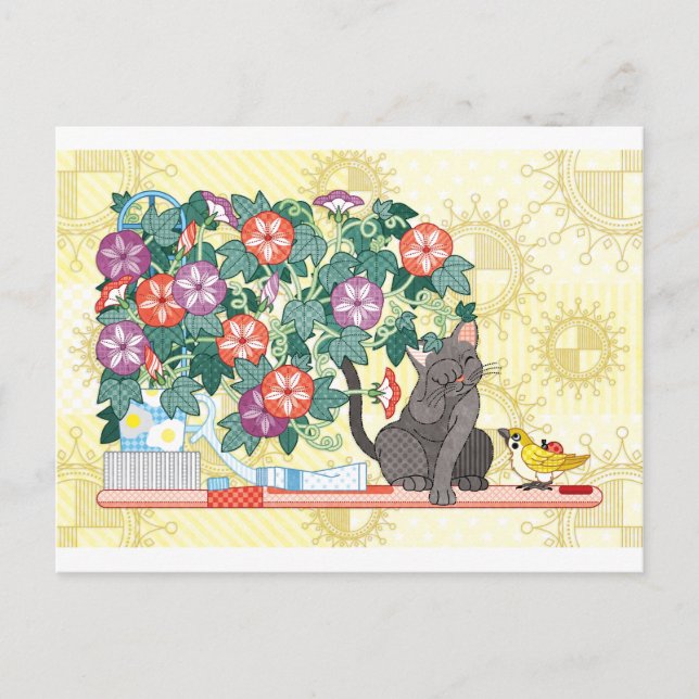 Cartão Postal Bom dia glória (Frente)