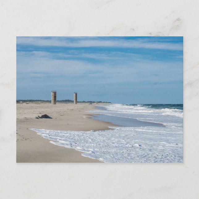 Cartão Postal Bom dia na praia de Rehoboth (Frente)