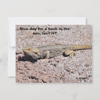 Cartão Postal Bom dia para um assalto ao sol