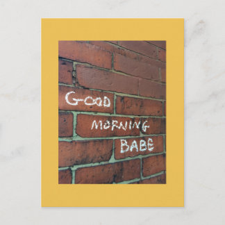 Cartão Postal Bom dia, querida.