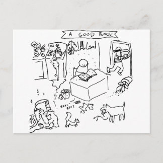 Cartão Postal Bom Livro