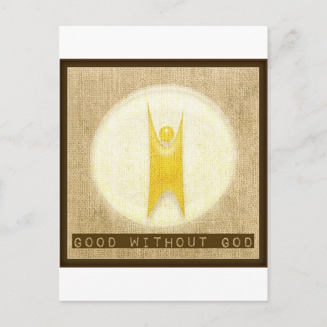 Cartão Postal Bom Sem Deus (Frente)