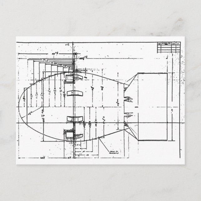 Cartão Postal Bomba atômica Fat Man (Frente)