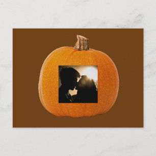 Cartão Postal Bomba de Halloween com foto do Casal Cartão-postal
