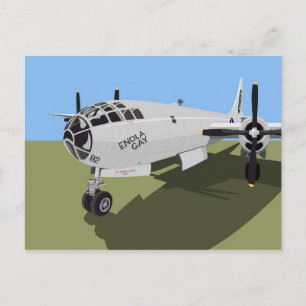 Cartão Postal Bombardeiro B29