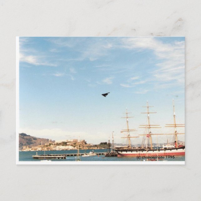 Cartão Postal Bombardeiro furtivo (c) Chancephoto 1996 (Frente)