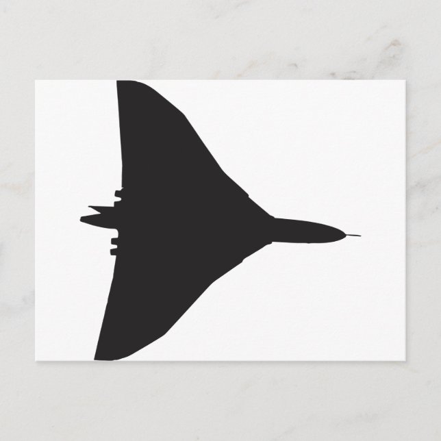 Cartão Postal Bombardeiro RAF Vulcan (Frente)