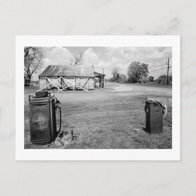 Cartão Postal Bombas de Gás Antigas (Frente)