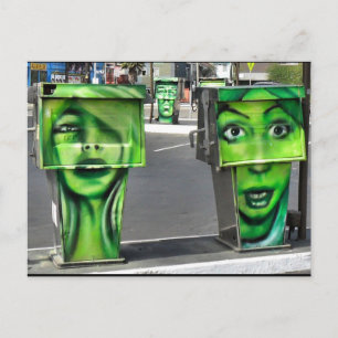 Cartão Postal Bombas de Gasps