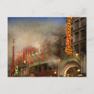 Cartão Postal Bombeiro - Atualmente, apenas 1916