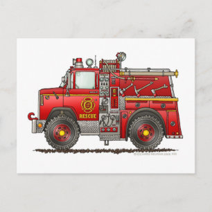 Cartão Postal Bombeiro Bombeiro Bombeiro Bombeiro de Salvamento