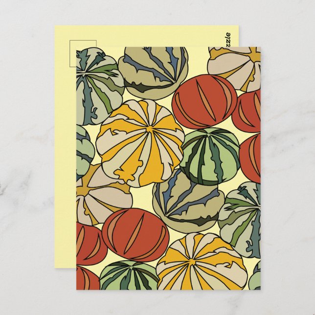 Cartão Postal Bombeiros Coloridos de outono (Frente/Verso)