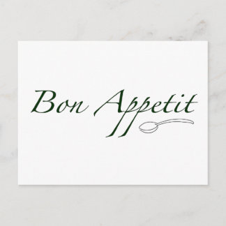 Cartão Postal Bon Appetit