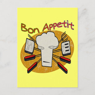Cartão Postal Bon Appetit