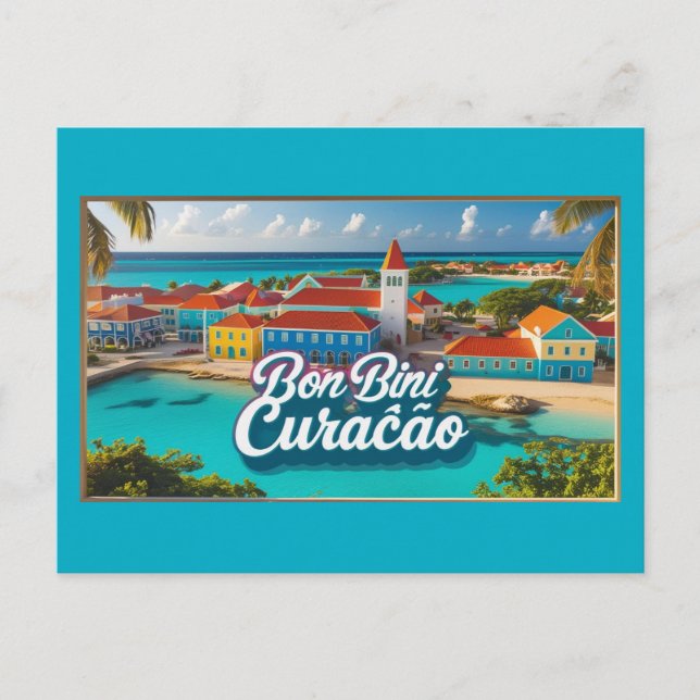 Cartão postal Bon Bini Curacao (Frente)