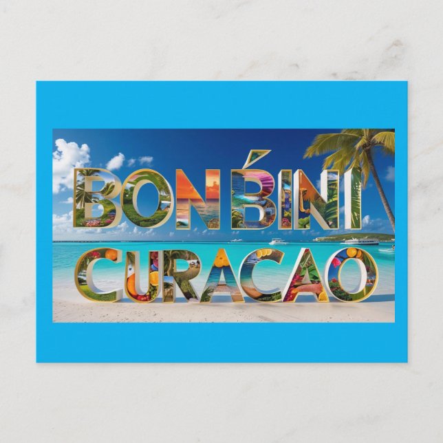 Cartão postal Bon Bini Curacao (Frente)
