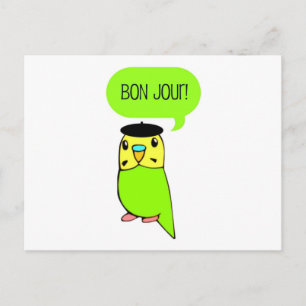 Cartão Postal Bon Jour!