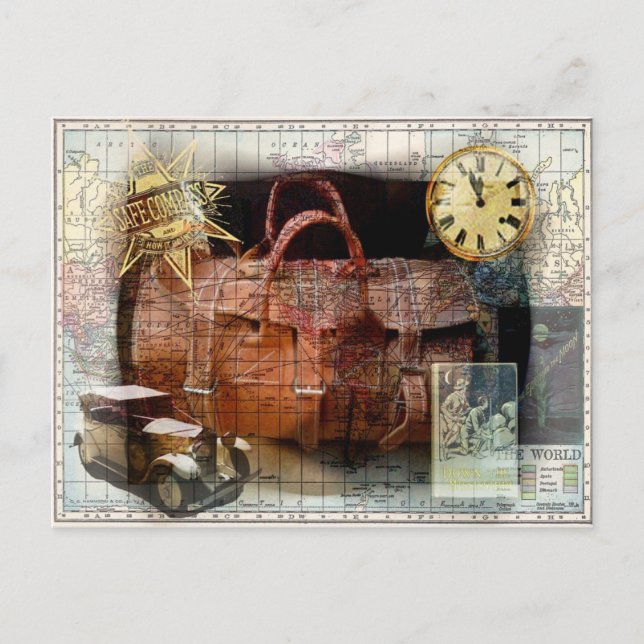 Cartão Postal Bon Voyage (Frente)