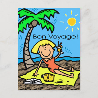 Cartão postal: Bon Voyage