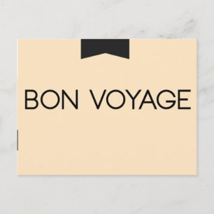 CARTÃO POSTAL BON VOYAGE
