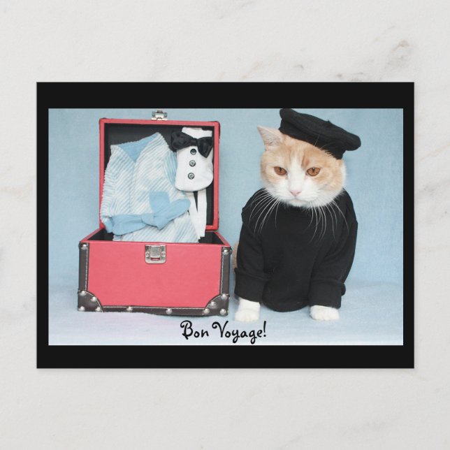 Cartão Postal Bon Voyage! (Frente)