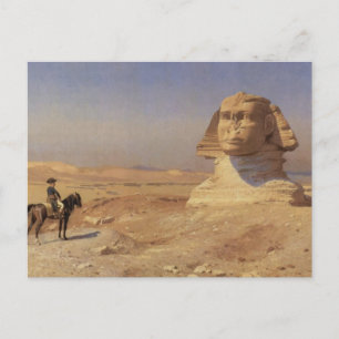 Cartão Postal Bonaparte Antes Da Esfinge