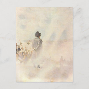 Cartão Postal Bonaparte antes de Moscou