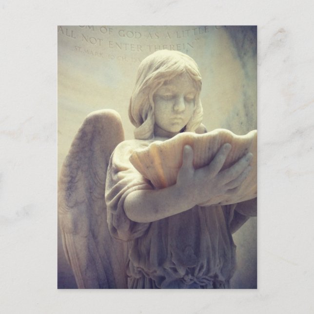 Cartão Postal Bonaventure Girl com Shell (Frente)