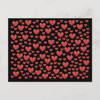 Cartão Postal BonBon Rainbow Love Hearts