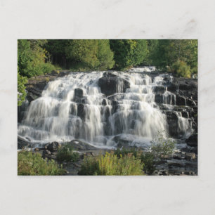 Cartão Postal Bond Falls, Paulding, Península Superior do Michig