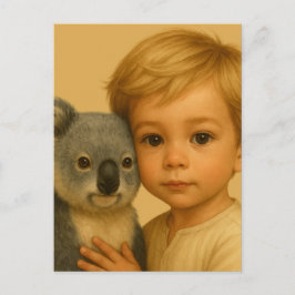 Cartão Postal Bond of the Wild and Innocent (Koala)