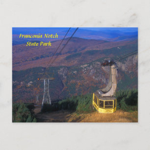 Cartão Postal Bonde da montanha do canhão, entalhe de Franconia