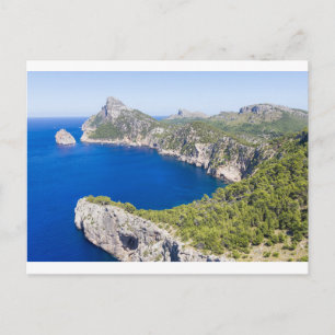 Cartão Postal Boné de Formentor, Maiorca, Espanha