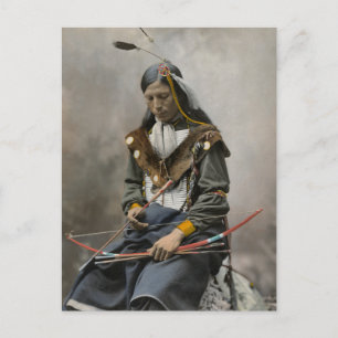 Cartão Postal Bone Necklace, Chefe do Conselho 1899