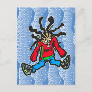 Cartão Postal Boneca de dança de rua