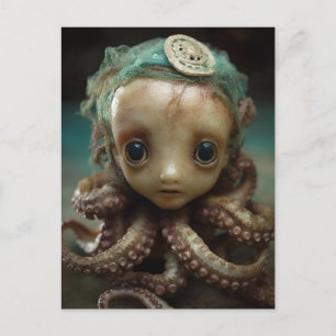 Cartão Postal Boneca de Montagem de Octopus