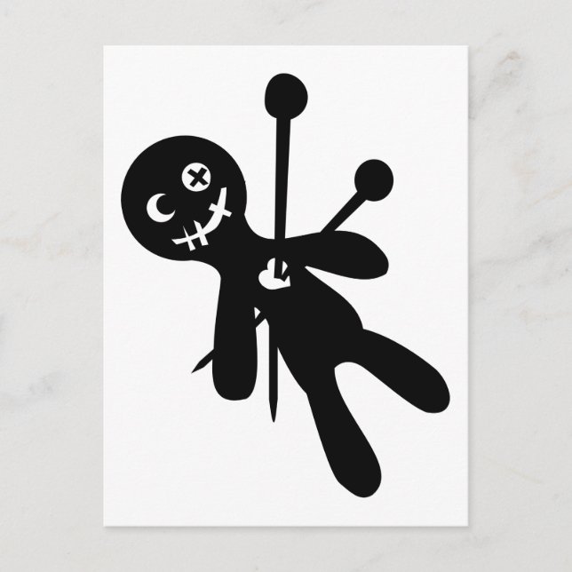 Cartão Postal Boneca Voodoo (Frente)