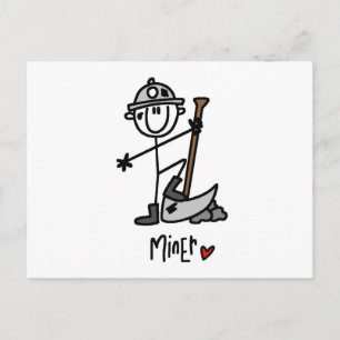 Cartão Postal Boneco de Mineiro
