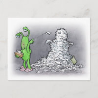 boneco de neve de dia doente
